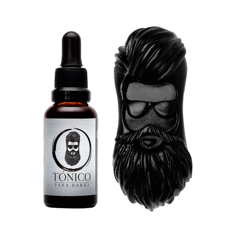 COMBO TONICO Y JABON CARBON ACTIVADO PARA BARBA